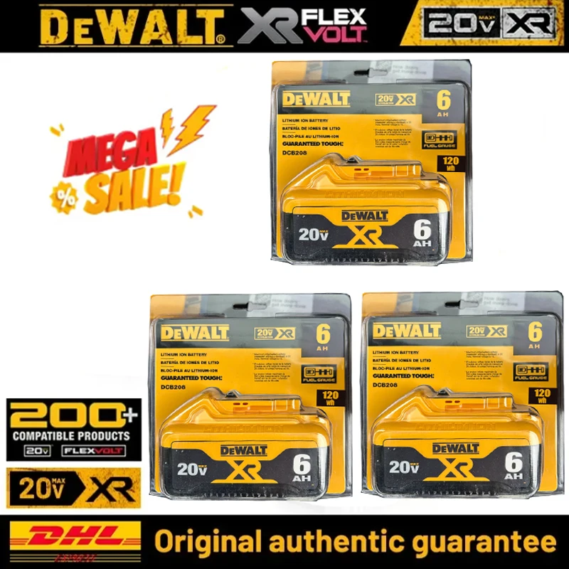 Dewalt 20V 6.0Ah 2.0Ah rechargeable battery DCB112 charger for Dewalt DCB206 DCB205 DCB200, DCB609 Power tool battery
Dewalt 20V 6.0Ah 2.0Ah rechargeable battery DCB112 charger for Dewalt DCB206 DCB205 DCB200, DCB609 Power tool battery