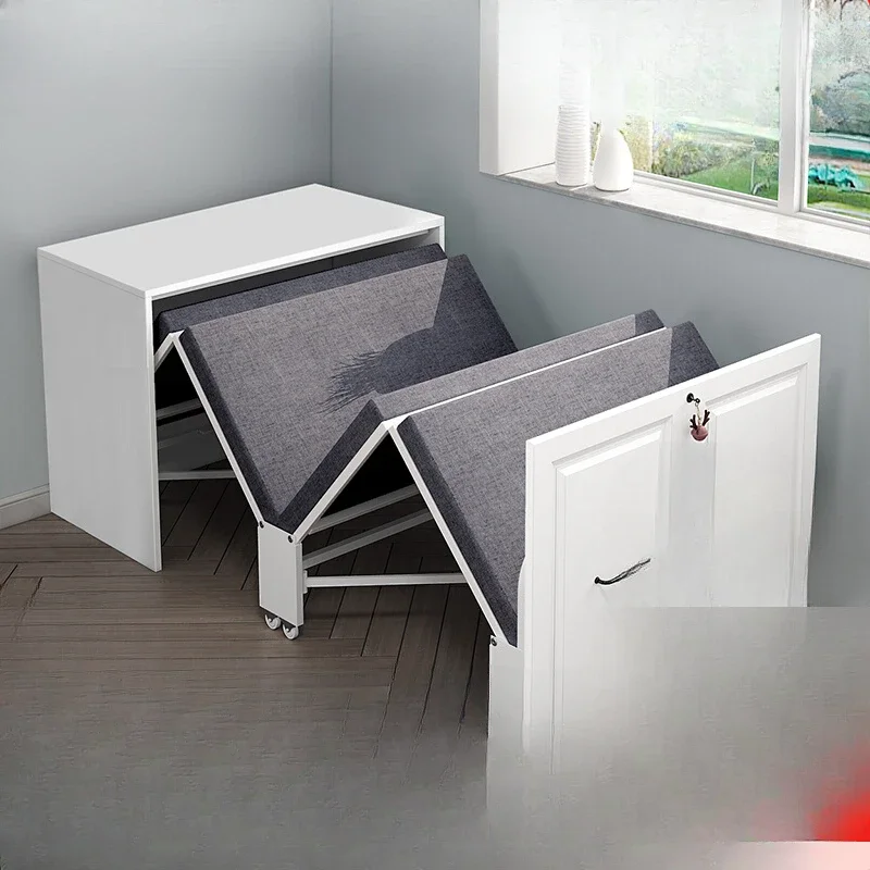 MJY folding single office lunch break bed office desk integrated four-fold bed
MJY folding single office lunch break bed office desk integrated four-fold bed