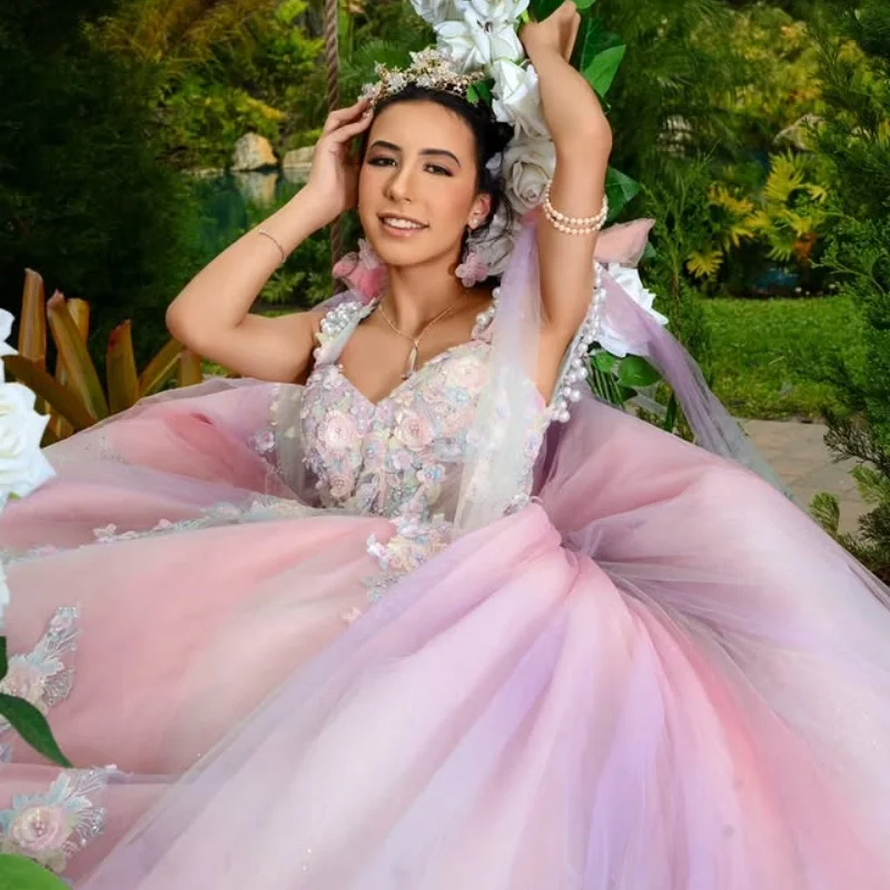 Customized Light Pink Quinceanera Dress Off Shoulder Lace sequin applique crystal ruffle vestidos de 15 Quinceanera
Customized Light Pink Quinceanera Dress Off Shoulder Lace sequin applique crystal ruffle vestidos de 15 Quinceanera