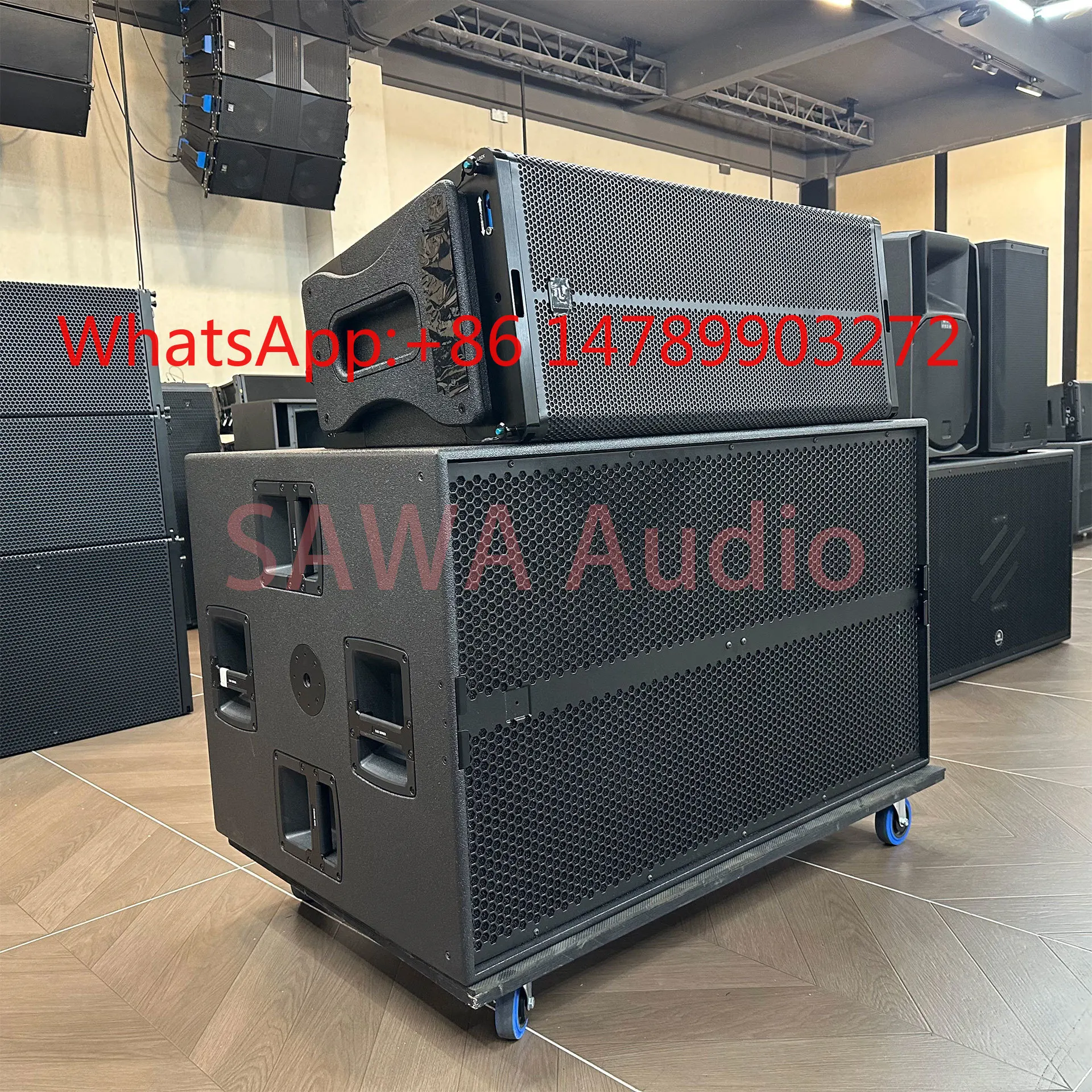 Outdoor SA6 Double12" Active Line Array LF800W HF110W Wooden Stage DJ PA System Speaker
Outdoor SA6 Double12" Active Line Array LF800W HF110W Wooden Stage DJ PA System Speaker