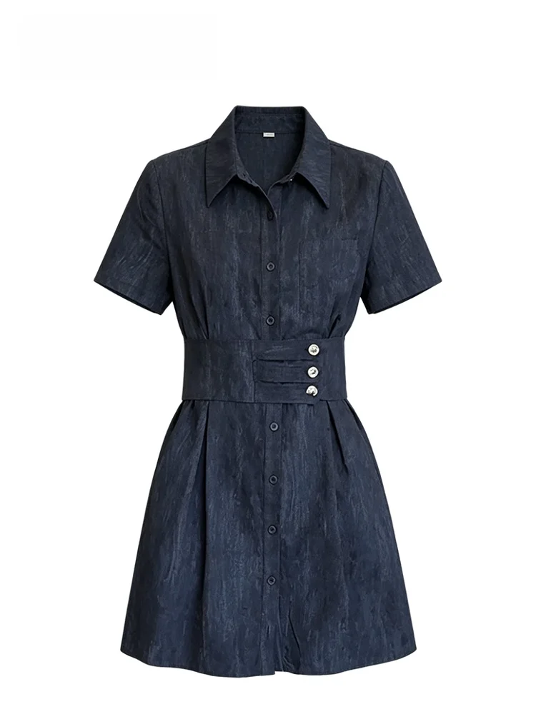 Summer New Style Women's plus Size Dress Waist-Cinching Fashionable Casual Short Sleeve Princess Skirt Chinese Design
Summer New Style Women's plus Size Dress Waist-Cinching Fashionable Casual Short Sleeve Princess Skirt Chinese Design