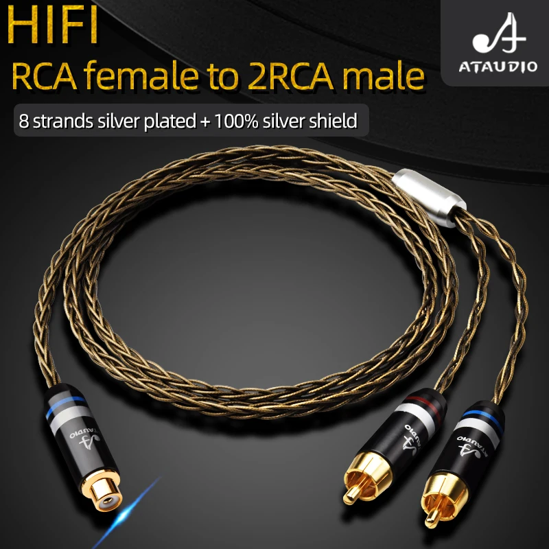 HiFi RCA Female to 2RCA Male Кабель для микшера Высокое качество OCC посеребренный RCA to 2RCA Jack Y Разветвитель Профессиональный аудиокабель
HiFi RCA Female to 2RCA Male Кабель для микшера Высокое качество OCC посеребренный RCA to 2RCA Jack Y Разветвитель Профессиональный аудиокабель