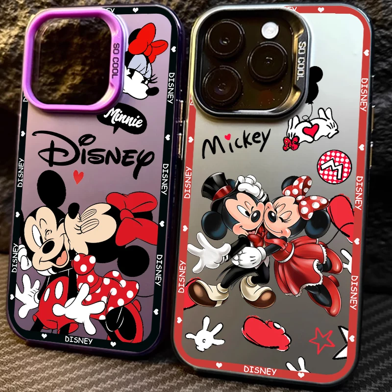 Disney Mickey Minnie Love For Apple iPhone 15 14 13 12 11 XS XR X Pro Max Plus Colorful Silver Mobile Back Phone Case
Disney Mickey Minnie Love For Apple iPhone 15 14 13 12 11 XS XR X Pro Max Plus Colorful Silver Mobile Back Phone Case