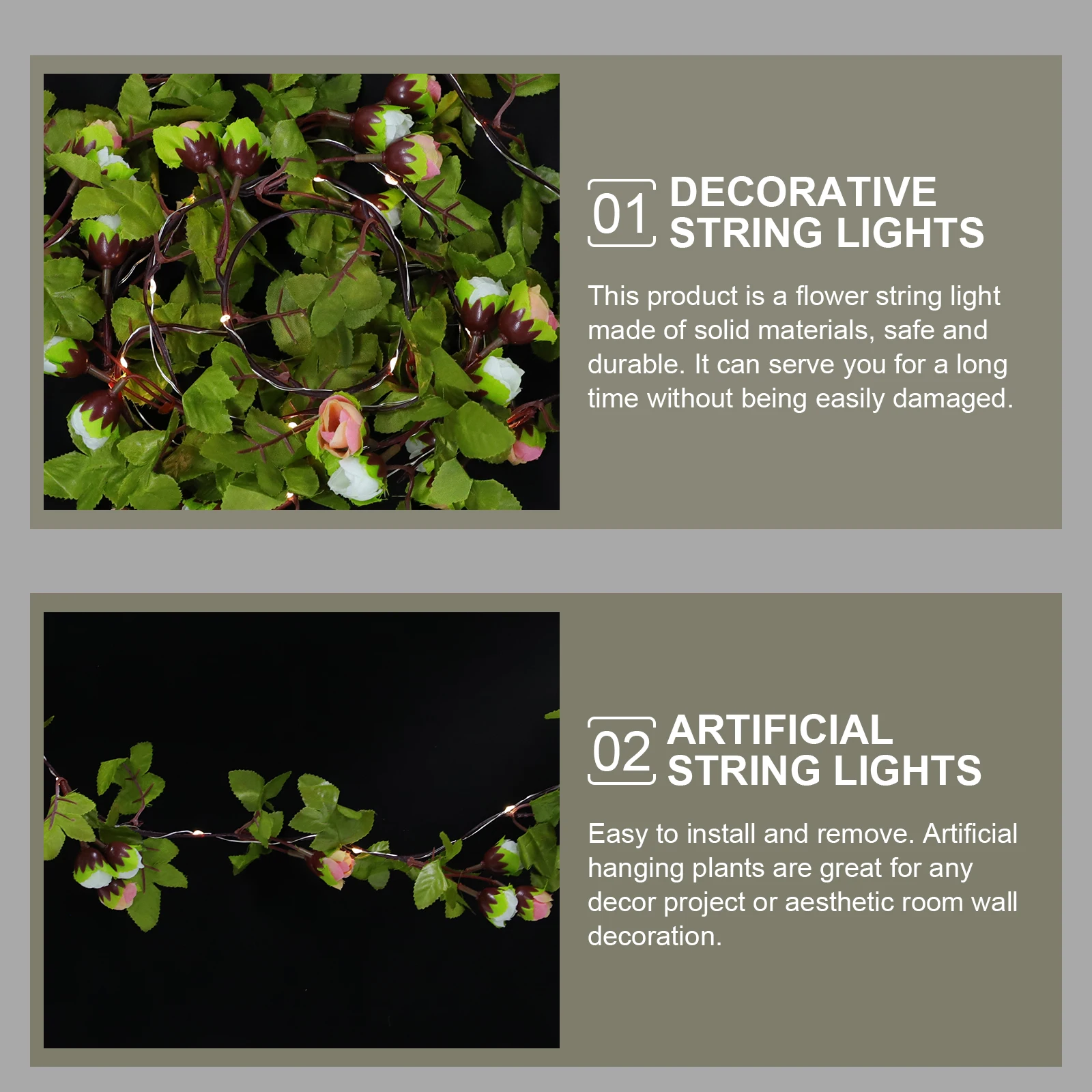 Flower String Light Artificial Rose LED Fairy Lights High Quality Cloth Copper Wire Covered Waterproof Outdoor Wedding Party
Flower String Light Artificial Rose LED Fairy Lights High Quality Cloth Copper Wire Covered Waterproof Outdoor Wedding Party