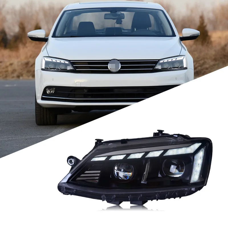 Suitable for 12-18 Suiteng headlight assembly modified led daytime running light running water turn signal double lens headlight 
Suitable for 12-18 Suiteng headlight assembly modified led daytime running light running water turn signal double lens headlight