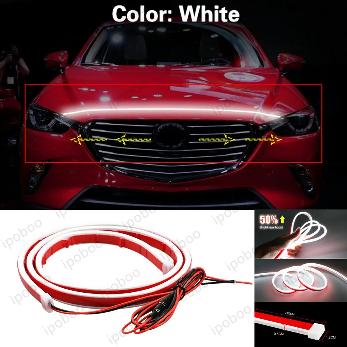 86" LED Hood Light Strip For Mazda CX-3 CX3 2014-2022 Flexible Dynamic Scan Start Up Hoodbeam Kit Engine Cover Decoration Light
86" LED Hood Light Strip For Mazda CX-3 CX3 2014-2022 Flexible Dynamic Scan Start Up Hoodbeam Kit Engine Cover Decoration Light