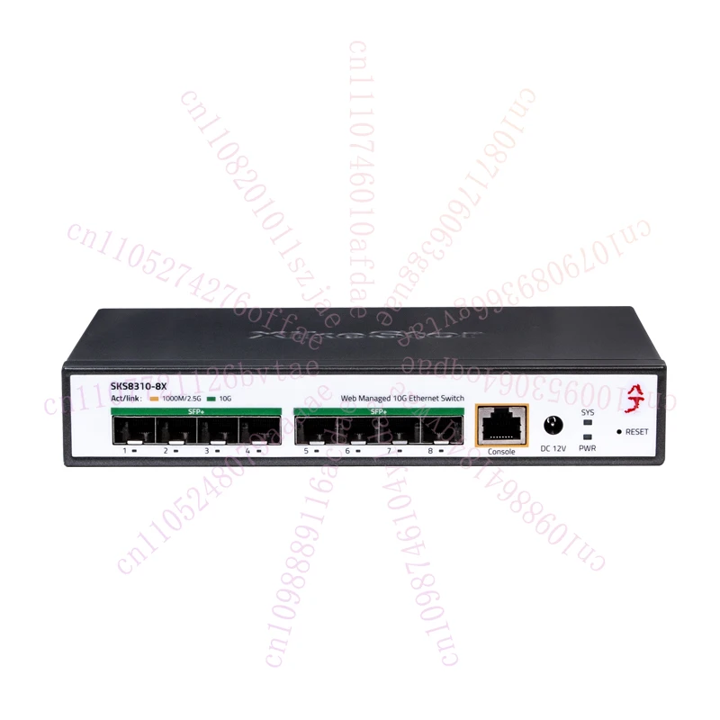 XikeStor 8-port All 10G Sfp+ Layer 3 Management Hub 10 Gigabit Networking Support VLAN/link Aggregation/Routing Function
XikeStor 8-port All 10G Sfp+ Layer 3 Management Hub 10 Gigabit Networking Support VLAN/link Aggregation/Routing Function
