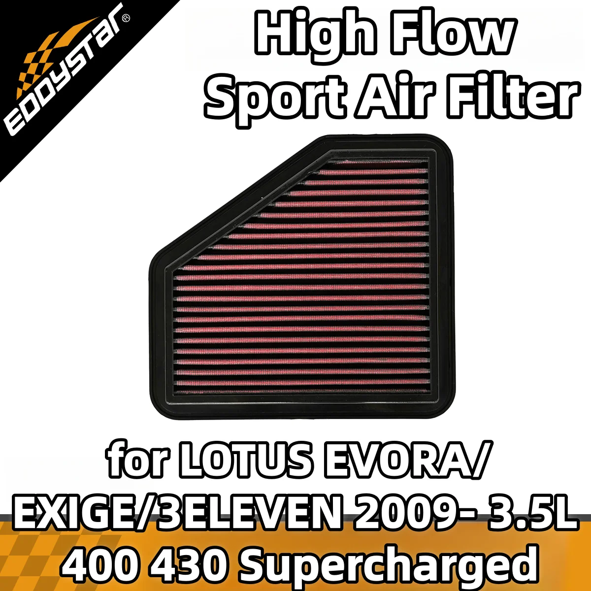 Спортивный воздушный фильтр с высоким расходом для LOTUS EVORA/EXIGE/3ELEVEN 2009-3,5 л 400 430 моющиеся гоночные впускные фильтры с наддувом 
Спортивный воздушный фильтр с высоким расходом для LOTUS EVORA/EXIGE/3ELEVEN 2009-3,5 л 400 430 моющиеся гоночные впускные фильтры с наддувом