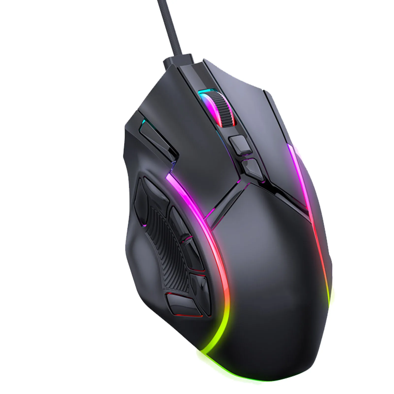 Gaming Mouse RGB Wired Mouse 12800DPI 12 Keys Macro Definition Photoelectric Working Method Computer Replacement Accessories
Gaming Mouse RGB Wired Mouse 12800DPI 12 Keys Macro Definition Photoelectric Working Method Computer Replacement Accessories