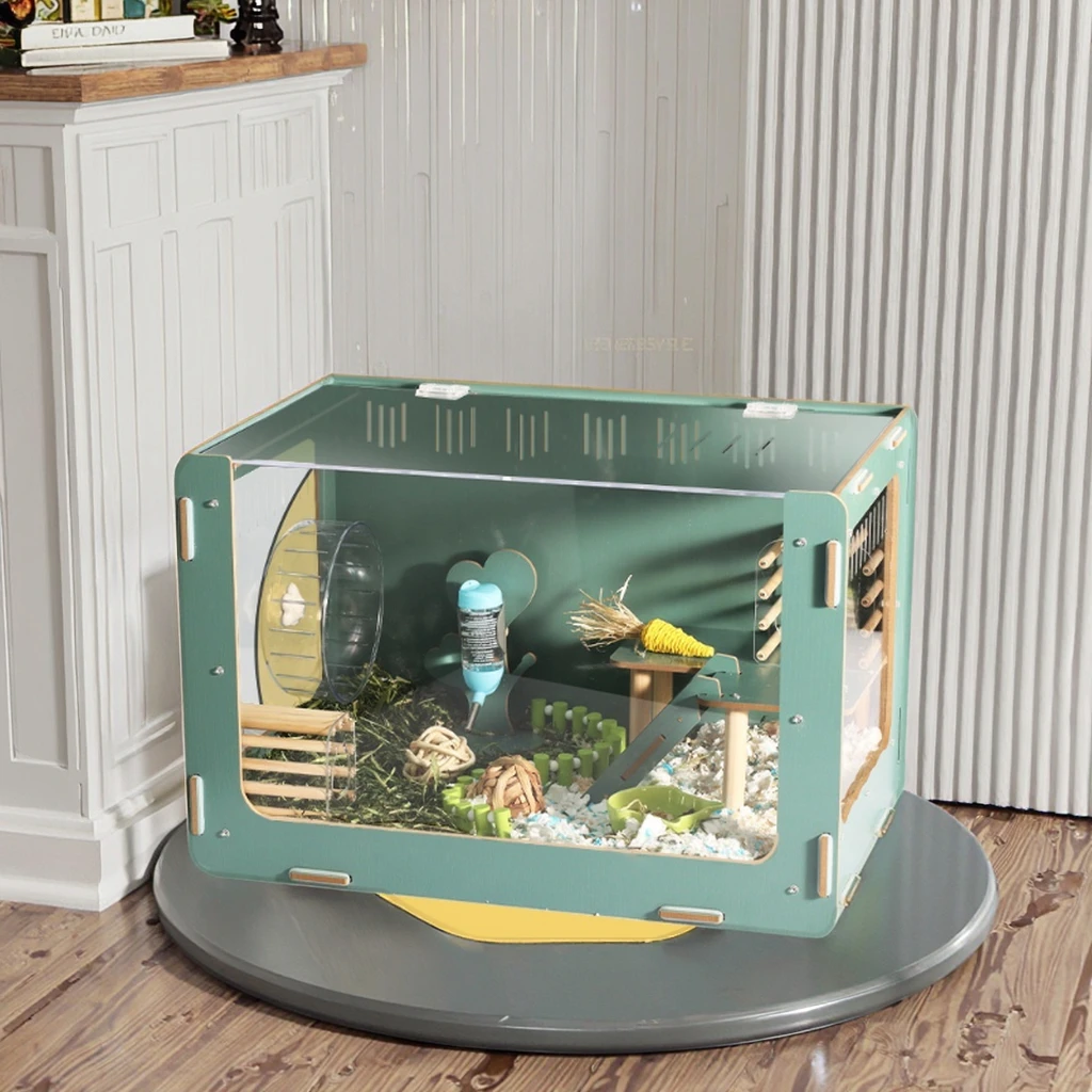 Extra Large Transparent Acrylic Hamster Cage Button Special Basic Cage Solid Wood Cabin Feeding Box Villa Golden Bear
Extra Large Transparent Acrylic Hamster Cage Button Special Basic Cage Solid Wood Cabin Feeding Box Villa Golden Bear