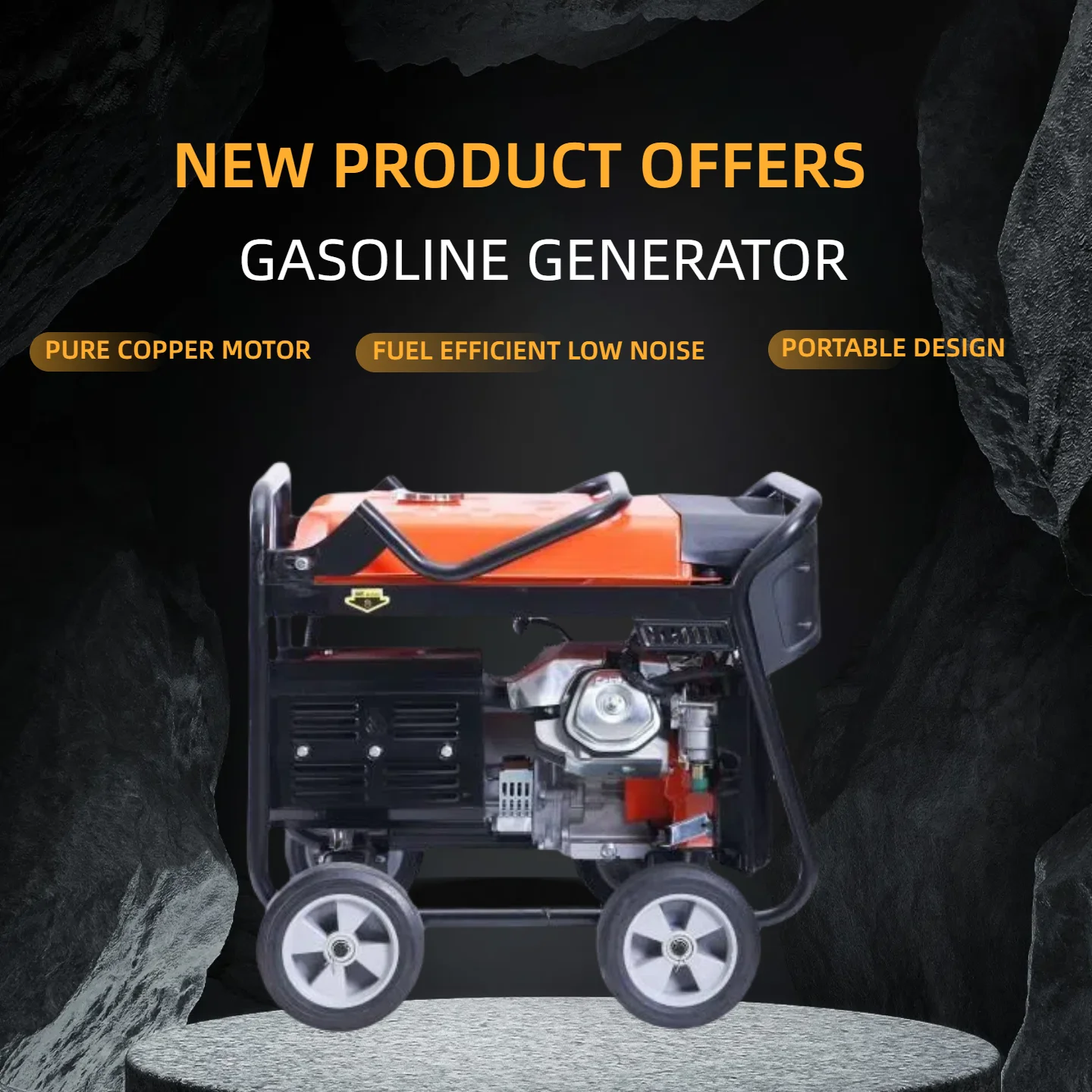 Emergency Power Supply Suitable for Household Electricity Electric Generator Set Factory Direct Salespetrol Generator 220v 
Emergency Power Supply Suitable for Household Electricity Electric Generator Set Factory Direct Salespetrol Generator 220v