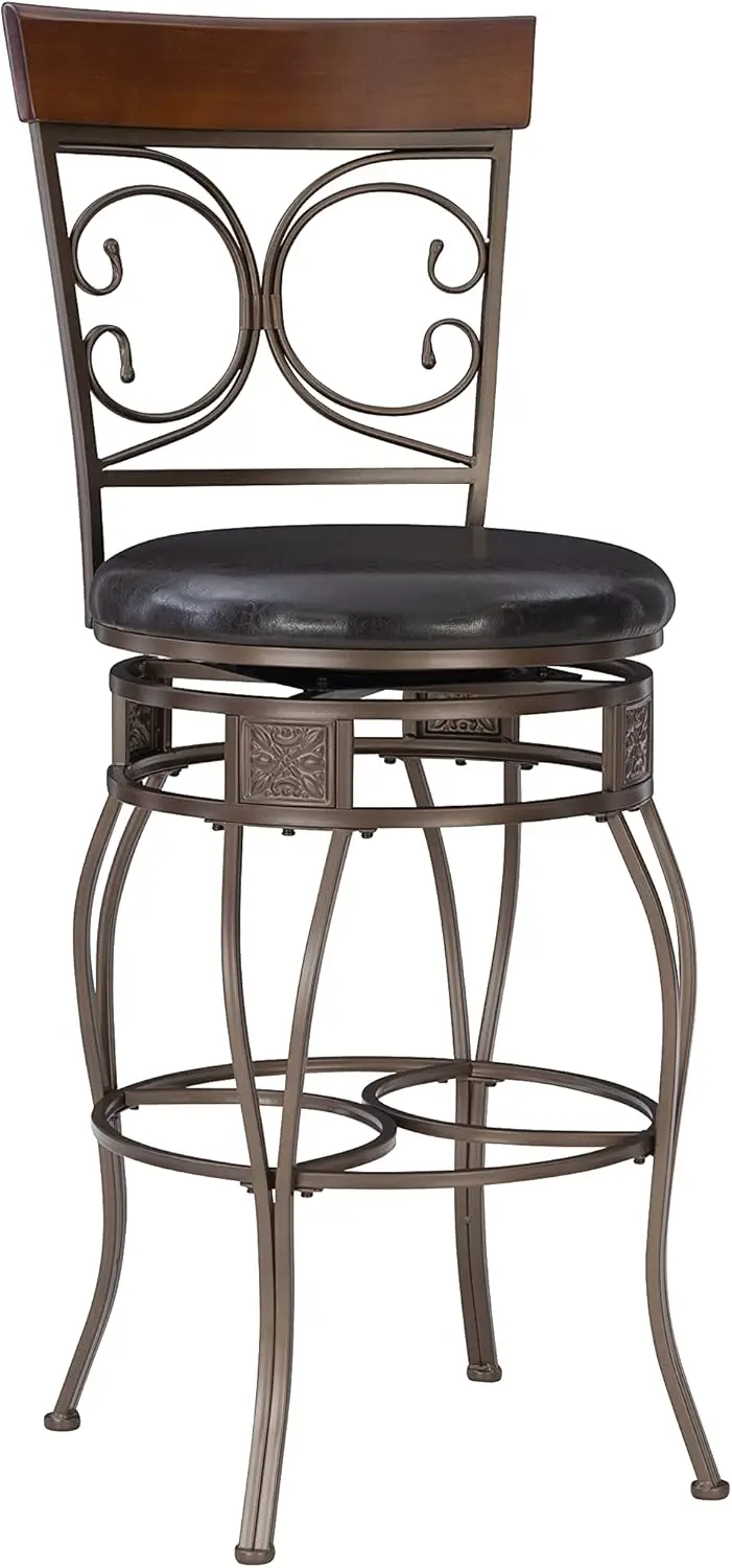 Company Back Scroll Big and Tall Barstool, Bar Height, Dark Bronze/Brown
Company Back Scroll Big and Tall Barstool, Bar Height, Dark Bronze/Brown