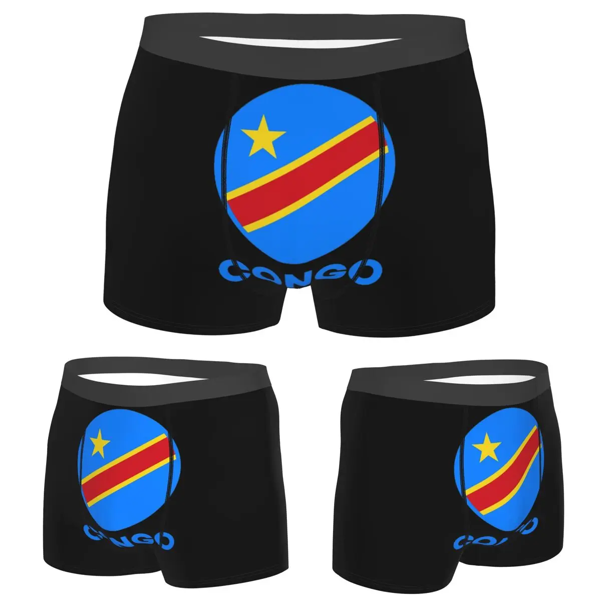 Boxer Underpants Shorts Flag Of Congo Kinshasa Flag Of Zaire (1) Panties Men's Ventilate Underwear for Homme Man Boyfriend Gifts
Boxer Underpants Shorts Flag Of Congo Kinshasa Flag Of Zaire (1) Panties Men's Ventilate Underwear for Homme Man Boyfriend Gifts