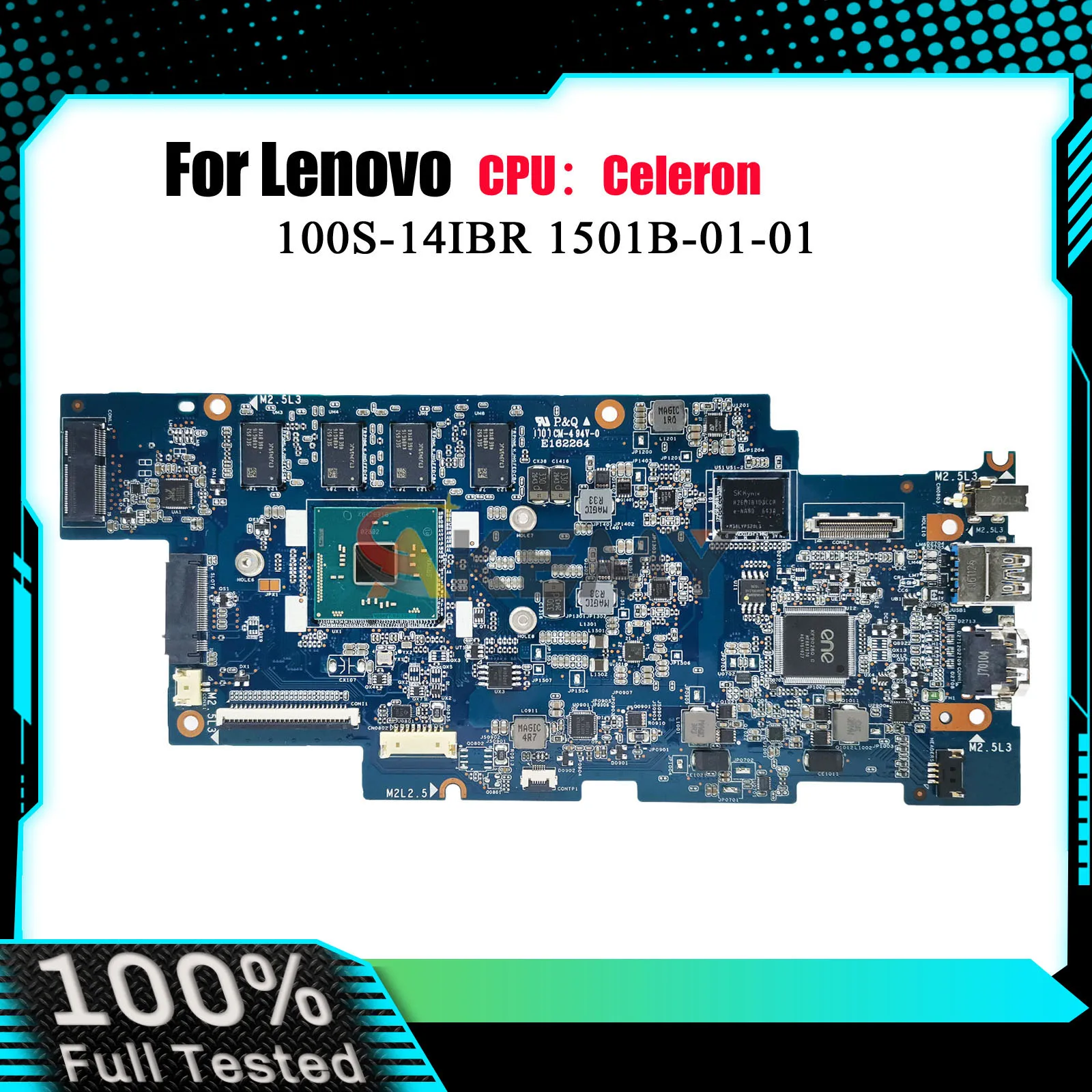 Материнская плата для ноутбука 100S-14IBR для Lenovo Ideapad 100S-14IBR с процессором N3050 N3060, 2 ГБ 4 ГБ ОЗУ, 100% полностью протестирована
Материнская плата для ноутбука 100S-14IBR для Lenovo Ideapad 100S-14IBR с процессором N3050 N3060, 2 ГБ 4 ГБ ОЗУ, 100% полностью протестирована