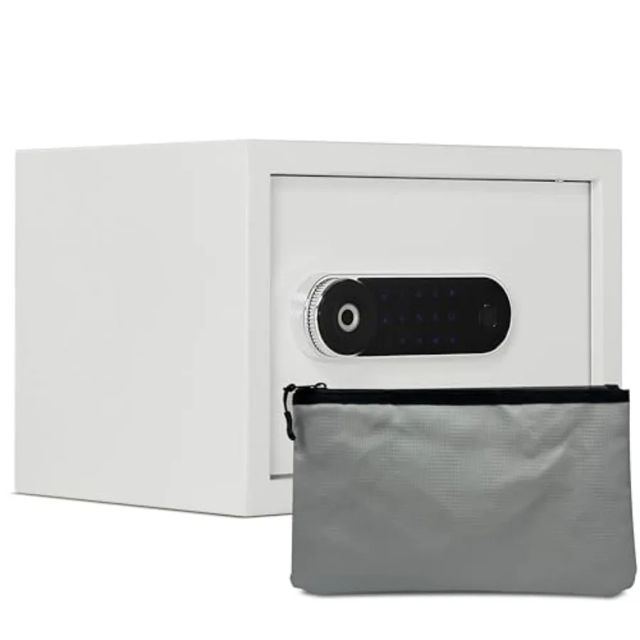 1.0 Cubic Feet Safety Steel Home Safes Document, Biometric Fingerprint Touch Screen Safe, for Wardrobe, Home, Office, Hotel
1.0 Cubic Feet Safety Steel Home Safes Document, Biometric Fingerprint Touch Screen Safe, for Wardrobe, Home, Office, Hotel