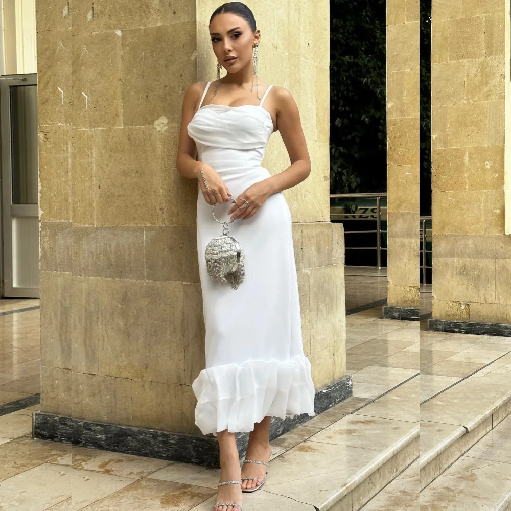 Evening Sexy Casual Jersey Pleat Graduation A-line Spaghetti Strap Bespoke Occasion Gown Midi Dresses
Evening Sexy Casual Jersey Pleat Graduation A-line Spaghetti Strap Bespoke Occasion Gown Midi Dresses