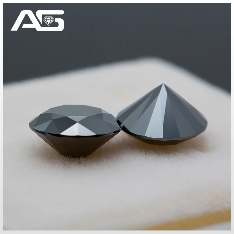 Never Fade Black Round Cut Moissanite Loose Stones with GRA Certificate 0.1-6.0ct Pass Diamond Tester For Jewelry Marking
Never Fade Black Round Cut Moissanite Loose Stones with GRA Certificate 0.1-6.0ct Pass Diamond Tester For Jewelry Marking