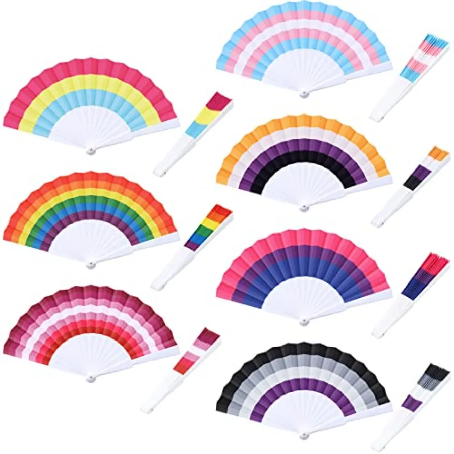 Tatuo Pcs Rainbow Folding Fans LGBT Festival Rave Pride Accessories Gay Rainbow Folding Handheld Fans for Women Men Pride Party
Tatuo Pcs Rainbow Folding Fans LGBT Festival Rave Pride Accessories Gay Rainbow Folding Handheld Fans for Women Men Pride Party