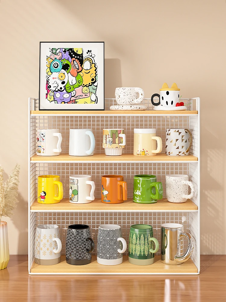 Multi-Layer Cup Holder Desktop Cup Rack Tabletop Cup Storage Display Shelf Creative Trendy Metal Home Bathroom Organizer
Multi-Layer Cup Holder Desktop Cup Rack Tabletop Cup Storage Display Shelf Creative Trendy Metal Home Bathroom Organizer