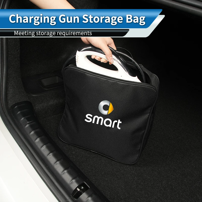 Oxford Cloth Car Charging Gun Storage Bag Trunk Small Storage Bag For Smart Fortwo 451 450 453 Forfour Crossblade ROADSTER Coupe
Oxford Cloth Car Charging Gun Storage Bag Trunk Small Storage Bag For Smart Fortwo 451 450 453 Forfour Crossblade ROADSTER Coupe