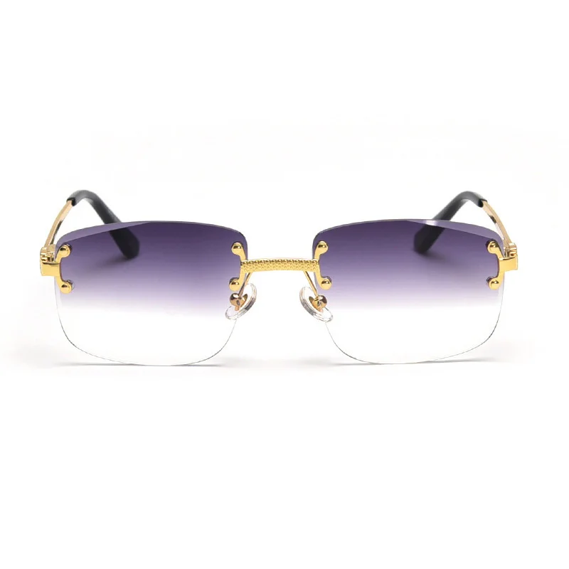 Rimless Spring Hinge Foot Sunglasses Gradient TAC Lens Men's Shade Sun Glasses UV400 Protection Women's Eyewear משקפיים очки
Rimless Spring Hinge Foot Sunglasses Gradient TAC Lens Men's Shade Sun Glasses UV400 Protection Women's Eyewear משקפיים очки