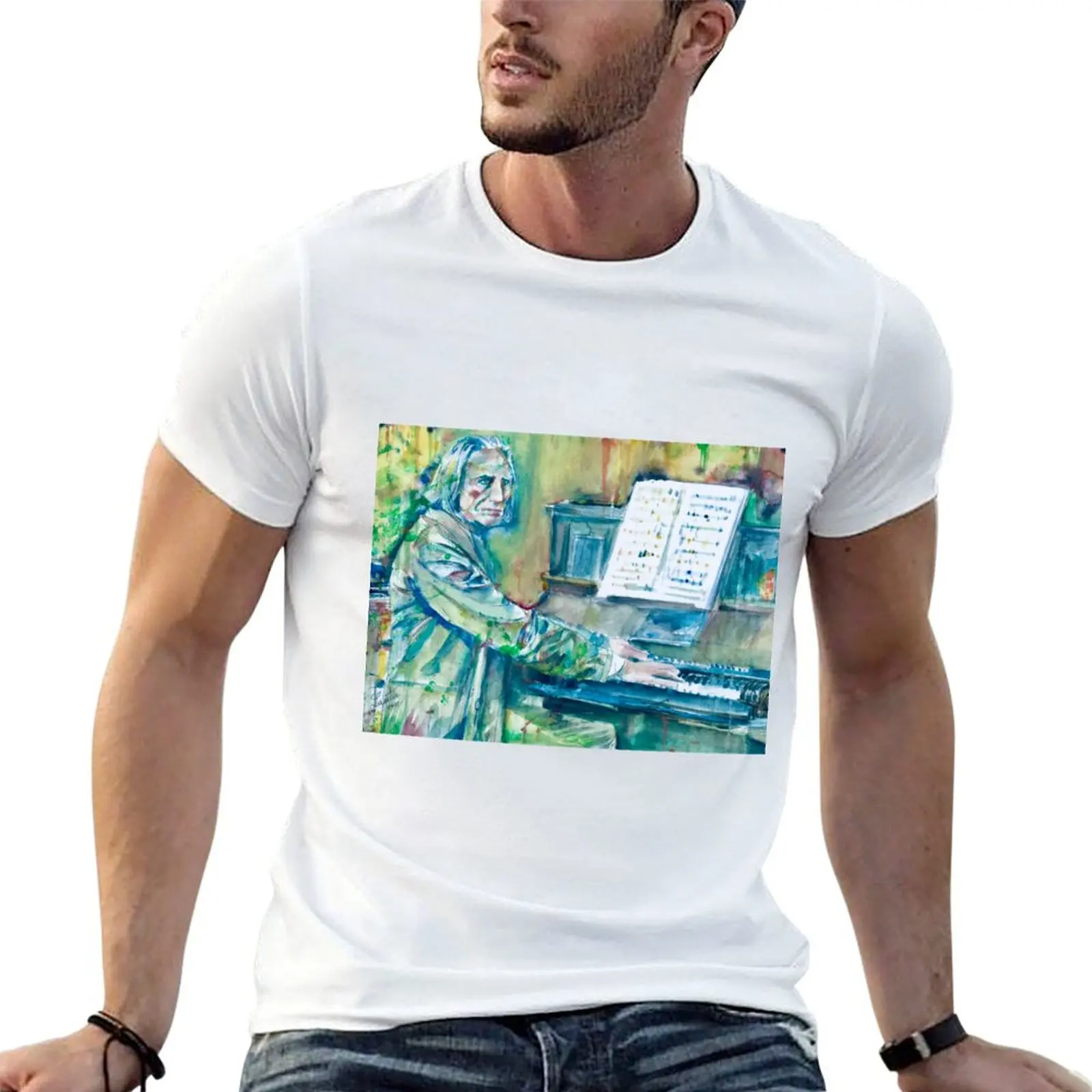 FRANZ LISZT - watercolor portrait .3 T-Shirt t shirt man plain cotton t shirt man t shirt custom print T-shirt
FRANZ LISZT - watercolor portrait .3 T-Shirt t shirt man plain cotton t shirt man t shirt custom print T-shirt
