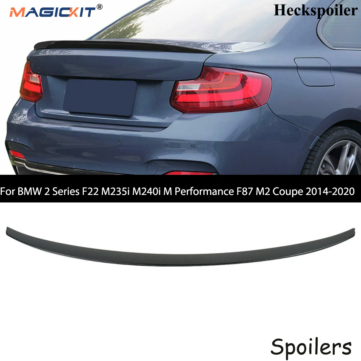 FOR BMW 2 SERIES F22 F23 M2 F87 M SPORT 2014-2018 GLOSS BLACK REAR TRUNK BOOT LIP SPOILER CAR Accessories Carbon Fiber look 
FOR BMW 2 SERIES F22 F23 M2 F87 M SPORT 2014-2018 GLOSS BLACK REAR TRUNK BOOT LIP SPOILER CAR Accessories Carbon Fiber look