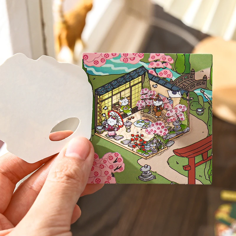 6in1 Kawaii 3D Cartoon Bobcat Hidden City Miniature Scene Stickers Book DIY Pocket House Fun Stacking Scrapbook Stickers
6in1 Kawaii 3D Cartoon Bobcat Hidden City Miniature Scene Stickers Book DIY Pocket House Fun Stacking Scrapbook Stickers