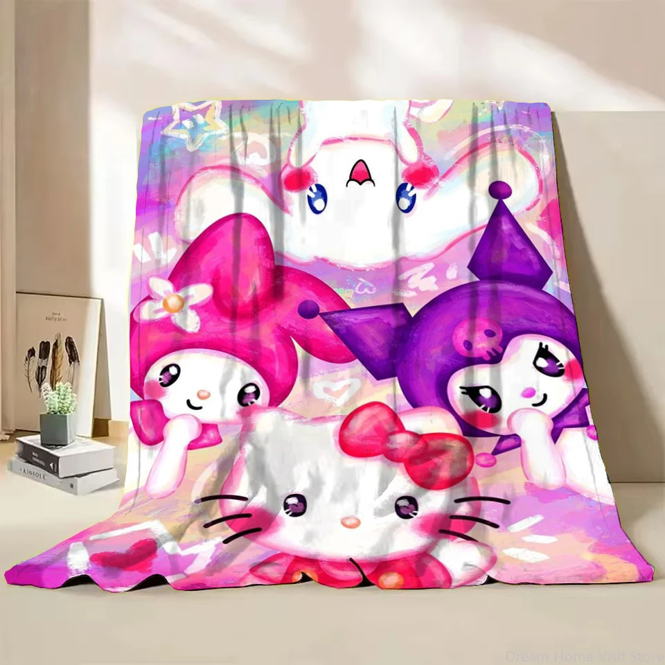 Sanrio Kuromi Flannel Throw Blanket for Home Bedroom Bed Sofa Home Office Travel Children's Cover Blanket Kids Winter Warm Gifts
Sanrio Kuromi Flannel Throw Blanket for Home Bedroom Bed Sofa Home Office Travel Children's Cover Blanket Kids Winter Warm Gifts
