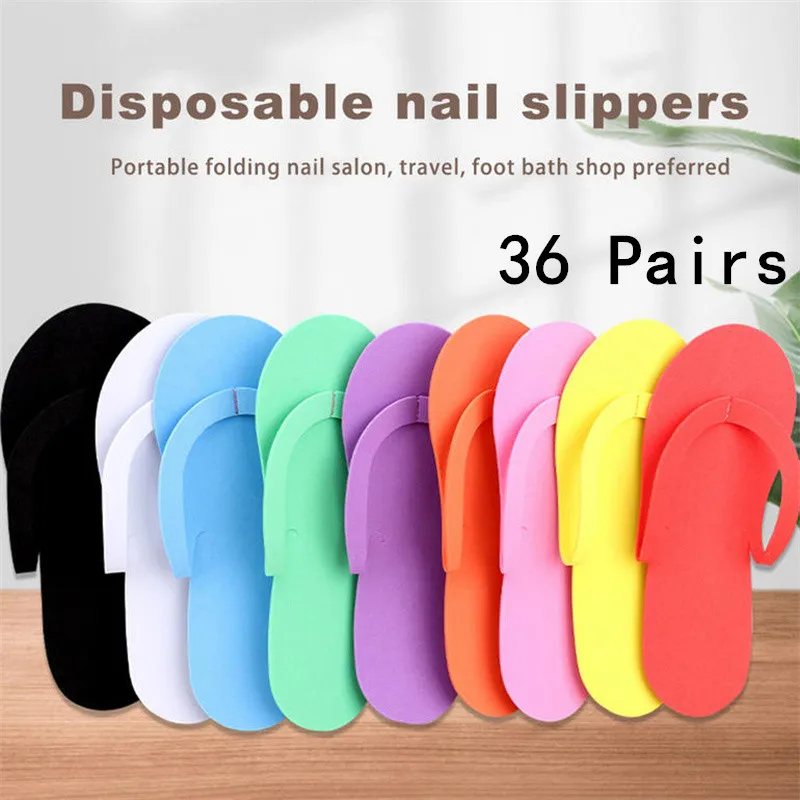 12/24/36 Pairs Random Color Disposable Slippers For Men Women Foam Slippers For Salon Spa Hotel Pedicure Foot Flip Flop Slipper
12/24/36 Pairs Random Color Disposable Slippers For Men Women Foam Slippers For Salon Spa Hotel Pedicure Foot Flip Flop Slipper