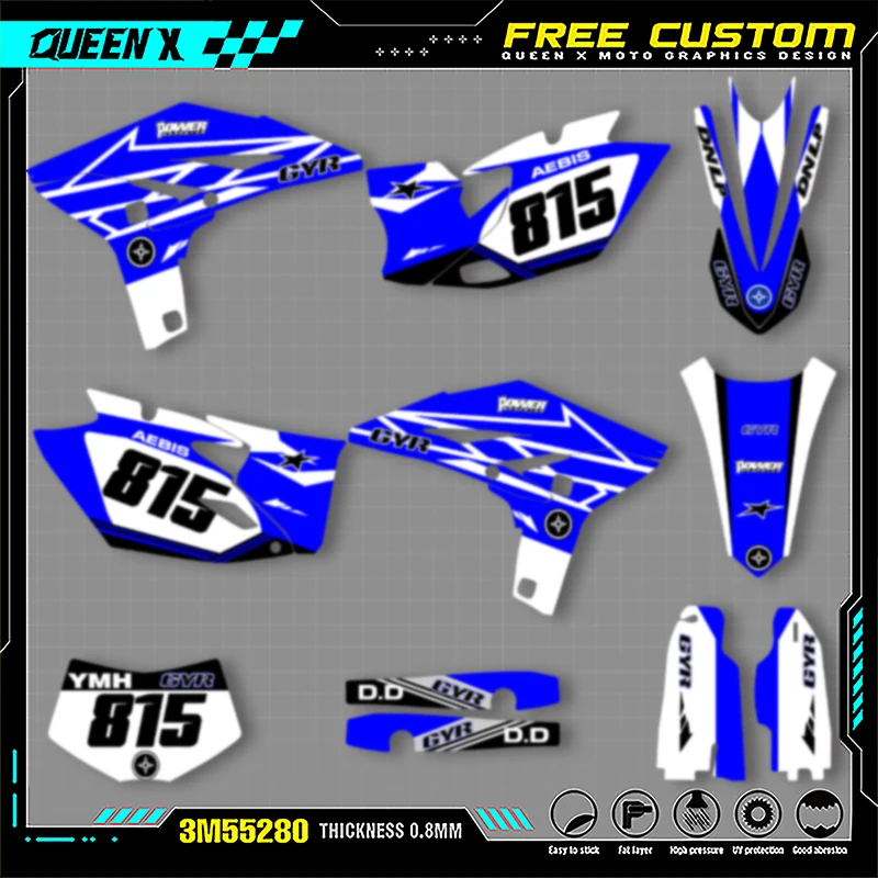 QUEEN X MOTO Motorcycle Graphics Decals For YAMAHA WRF450 2012 2013 2014 2015 Motorcycle Decal Stickers 005
QUEEN X MOTO Motorcycle Graphics Decals For YAMAHA WRF450 2012 2013 2014 2015 Motorcycle Decal Stickers 005