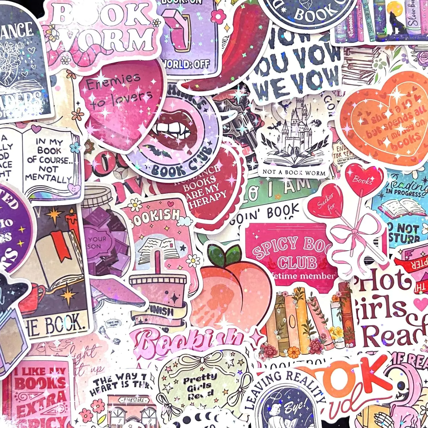 100 PCS Kindle Stickers,Holographic Romance Book Sticker for Adults,Kids Book Stickers Pack for
100 PCS Kindle Stickers,Holographic Romance Book Sticker for Adults,Kids Book Stickers Pack for