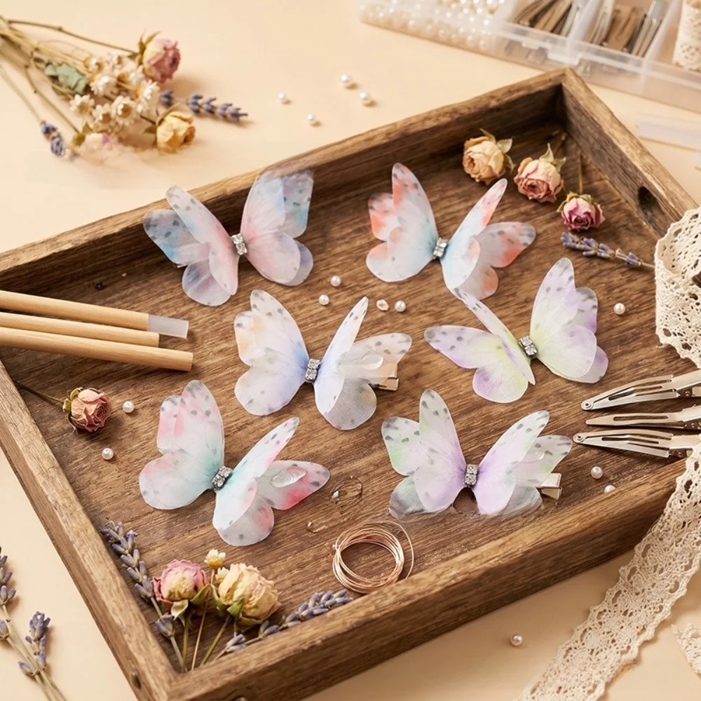 50Pcs 3D Organza Fabric Butterfly Appliques Double-layer Translucent Chiffon Butterfly Embroidered Patches Ink Wash Color
50Pcs 3D Organza Fabric Butterfly Appliques Double-layer Translucent Chiffon Butterfly Embroidered Patches Ink Wash Color