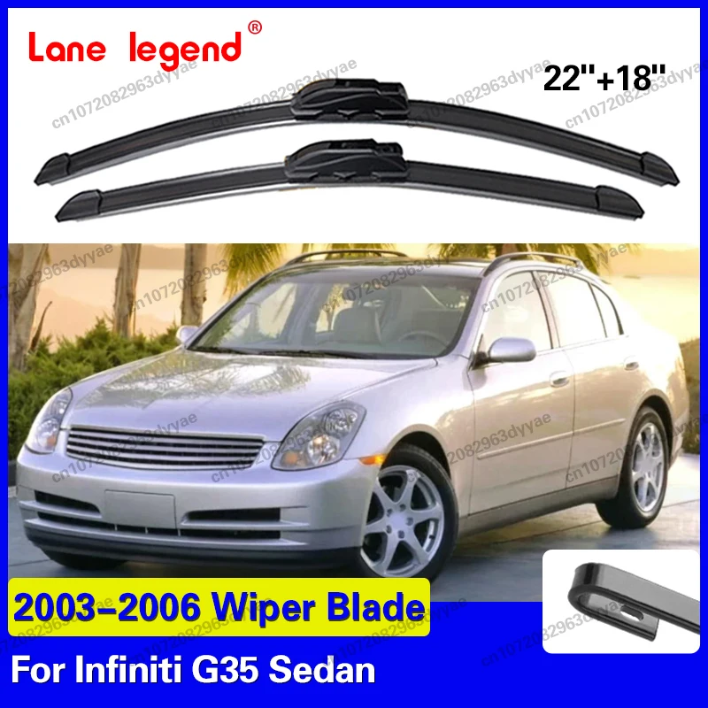 Double Rubber Car Wiper for Infiniti G35 Sedan 2003 2004 2005 2006 Front Wiper Blades Brushes Cutter Accessories Windscreen
Double Rubber Car Wiper for Infiniti G35 Sedan 2003 2004 2005 2006 Front Wiper Blades Brushes Cutter Accessories Windscreen