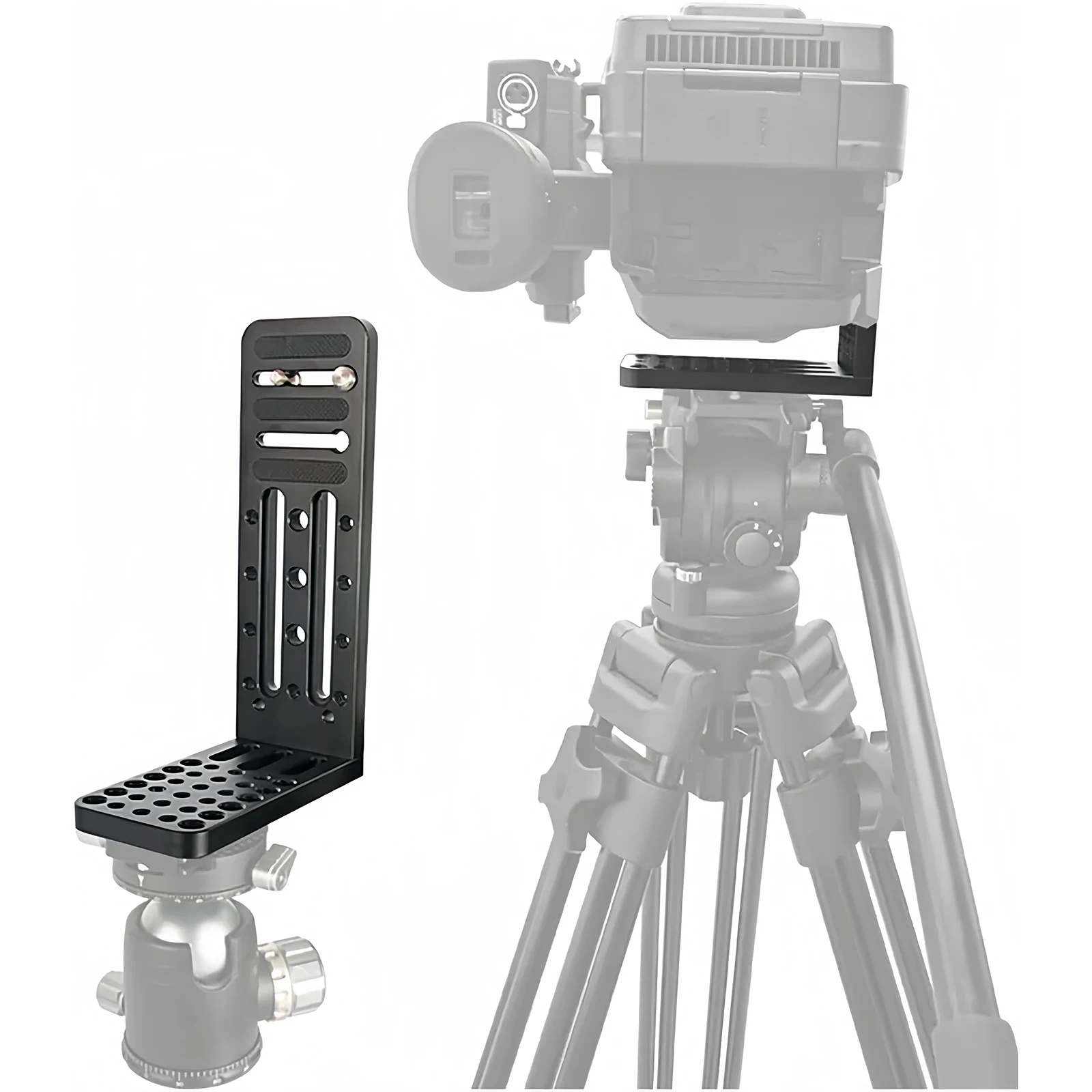 Lanxire Camera L Bracket Vertical Horizontal Switching Tripod Quick Release Plate, L Vertical Clapper Bracket for Canon Nikon
Lanxire Camera L Bracket Vertical Horizontal Switching Tripod Quick Release Plate, L Vertical Clapper Bracket for Canon Nikon