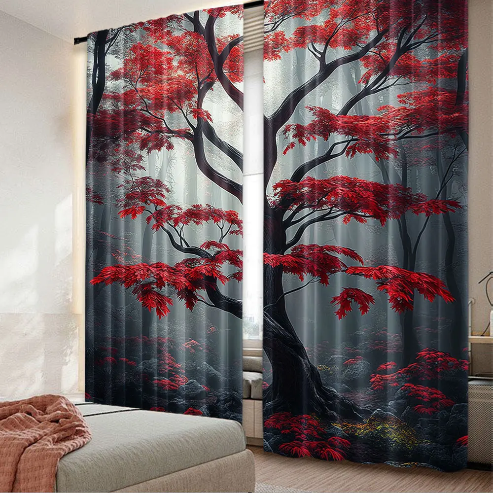 2Pcs Woods Curtain Forest Trees In Twilight Time With Warm Colored Leaves Mesmerizing Woodland For Living Room Bedroom And
2Pcs Woods Curtain Forest Trees In Twilight Time With Warm Colored Leaves Mesmerizing Woodland For Living Room Bedroom And