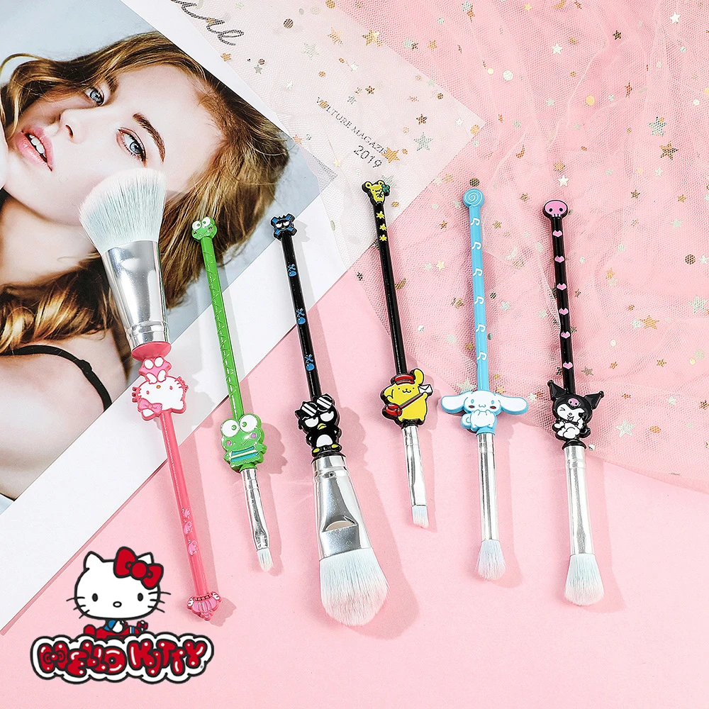 6pcs Hello Kitty Sanrio Makeup Brush Set Cute Cartoon Metal Makeup Tools Creative Personality Beauty Supplies Toys Gifts
6pcs Hello Kitty Sanrio Makeup Brush Set Cute Cartoon Metal Makeup Tools Creative Personality Beauty Supplies Toys Gifts