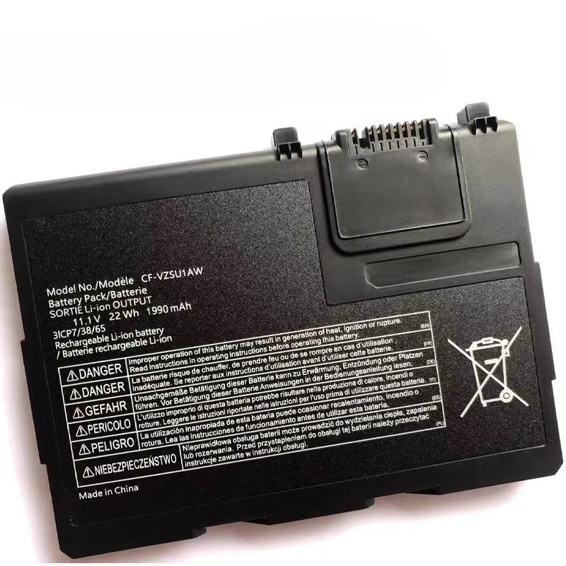 Nobi CF-VZSU1AW CF-VZSU1AR CF-VZSU1BW battery for Panasonic Toughbook CF-33 Tablet(22Wh-11.1V)
Nobi CF-VZSU1AW CF-VZSU1AR CF-VZSU1BW battery for Panasonic Toughbook CF-33 Tablet(22Wh-11.1V)