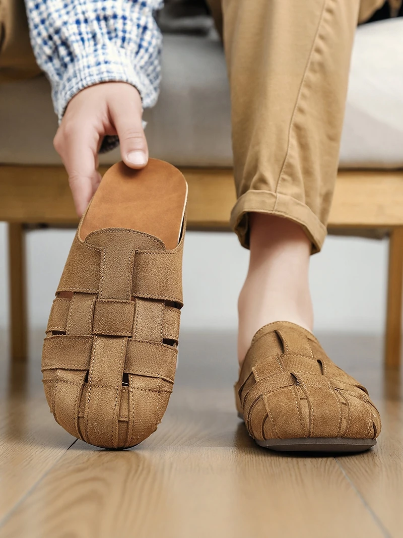 Men's Summer 2026 Thick Bottom Anti-Slip Sports Slippers Open-Toe Casual Slip-On Half Slippers Breathable EVA Insole Rubber O...
Men's Summer 2026 Thick Bottom Anti-Slip Sports Slippers Open-Toe Casual Slip-On Half Slippers Breathable EVA Insole Rubber O...