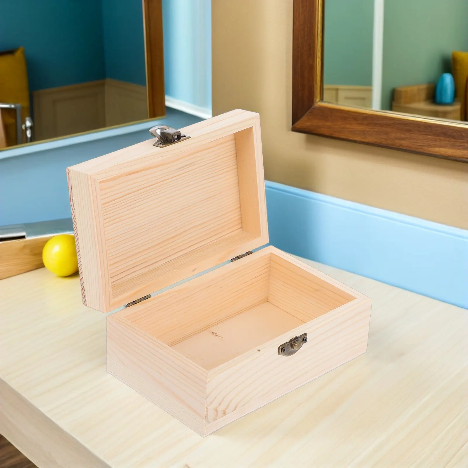 3Pcs Wooden Jewelry Box Set Rustic Solid Wood Keepsake Storage Organizer for Necklaces Rings Trinkets Small Desktop Vanity Decor
3Pcs Wooden Jewelry Box Set Rustic Solid Wood Keepsake Storage Organizer for Necklaces Rings Trinkets Small Desktop Vanity Decor