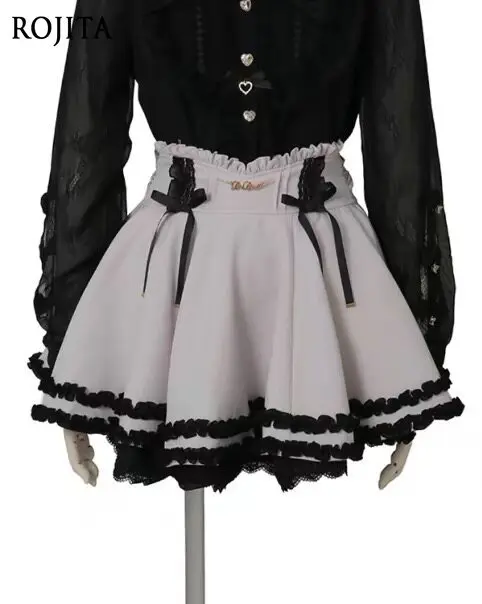 Liz Japanese Sweet Girl Puffy Skirt Spring 2026 Summer New Cute Bows Elegant Bow Lace Trim High Waist Flare Mini Skirt
Liz Japanese Sweet Girl Puffy Skirt Spring 2026 Summer New Cute Bows Elegant Bow Lace Trim High Waist Flare Mini Skirt