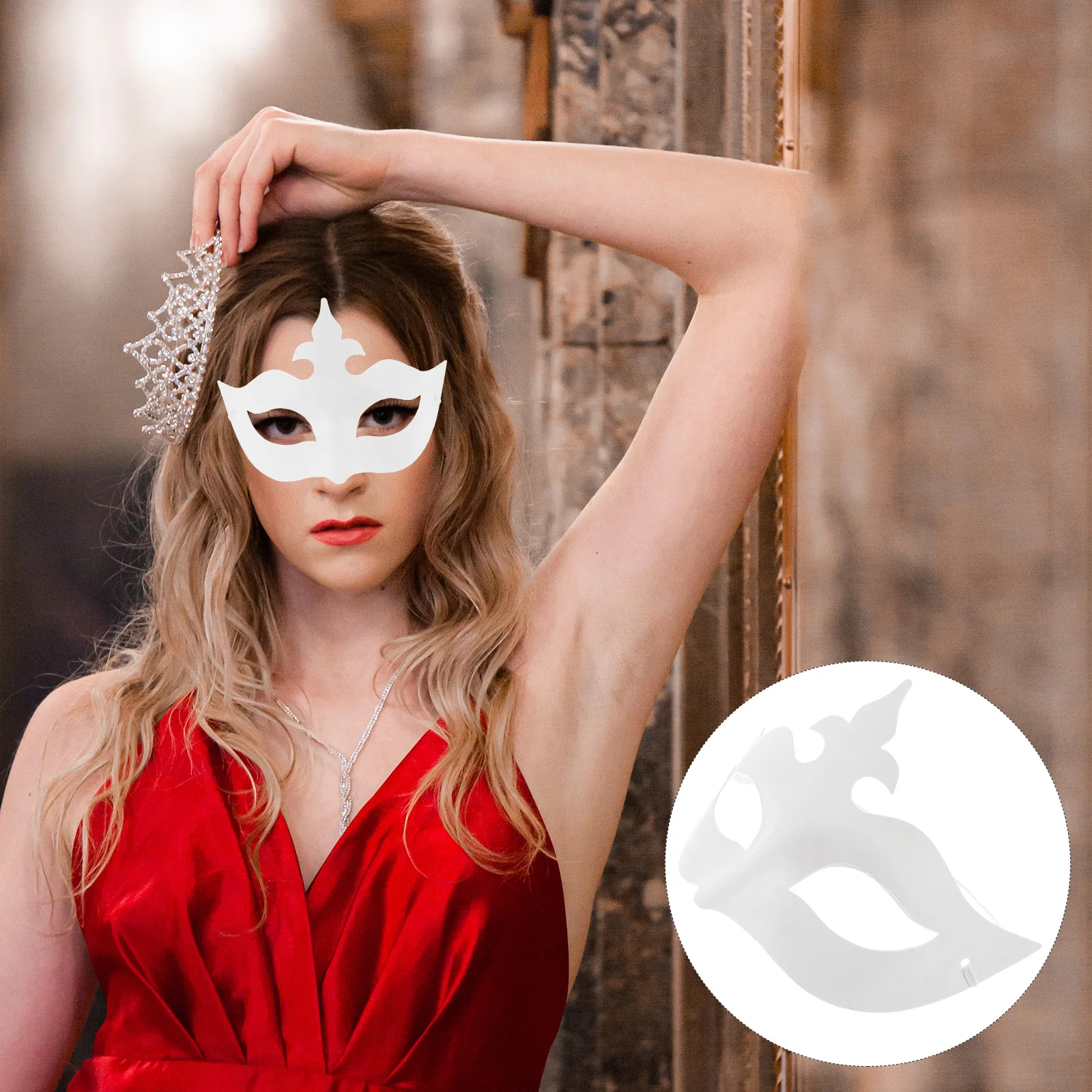 6 Pcs Crown Mask Paper Blank White Craft Paintable Masquerade Cosplay Accessories Unpainted Party Props Toy
6 Pcs Crown Mask Paper Blank White Craft Paintable Masquerade Cosplay Accessories Unpainted Party Props Toy