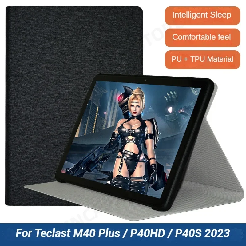 Auto Wake/Sleep Slim Funda For Teclast M40 Plus P40S P40HD Smart Case Folding Stand Book Cover with Soft TPU Back Shell
Auto Wake/Sleep Slim Funda For Teclast M40 Plus P40S P40HD Smart Case Folding Stand Book Cover with Soft TPU Back Shell