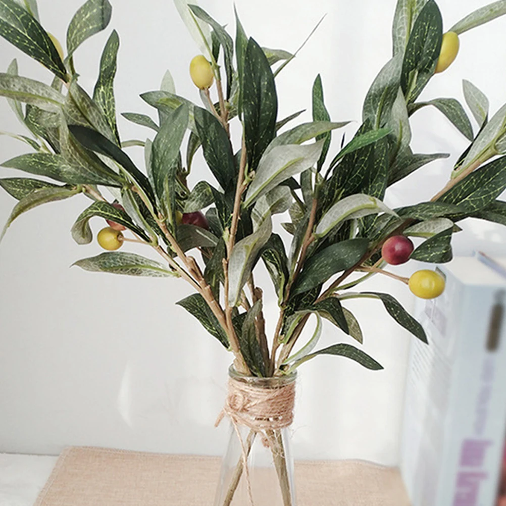 4pcs Artificial Olive Branch Stems Fake Plastic Home Wedding Decor Greenery Faux Branches for Vase Party Garden Living Room
4pcs Artificial Olive Branch Stems Fake Plastic Home Wedding Decor Greenery Faux Branches for Vase Party Garden Living Room