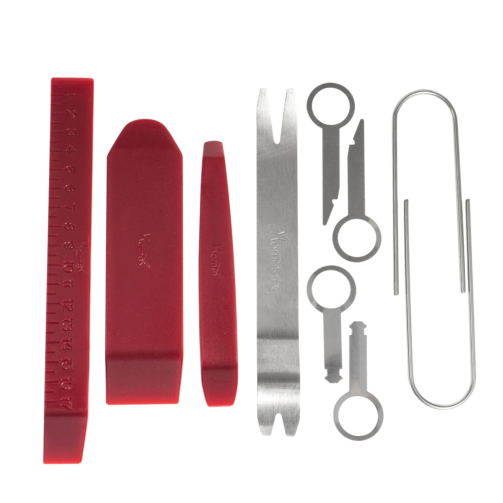 Car Trim Removal Tool Kit No Scratch Plastic Pry Set Door Clip Dashboard Radio Panel Disassembly Auto Interior Repair Tools Set
Car Trim Removal Tool Kit No Scratch Plastic Pry Set Door Clip Dashboard Radio Panel Disassembly Auto Interior Repair Tools Set