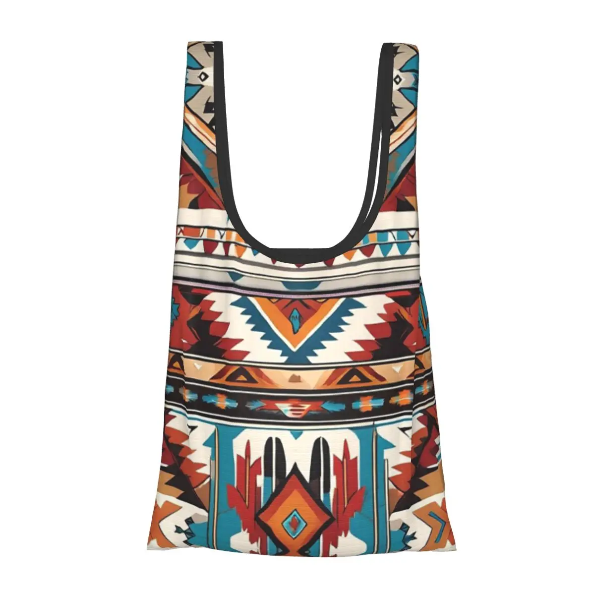 Портативная сумка-тоут Navajo с акварельным узором, складная сумка-шоппер, продуктовая сумка, сумка на плечо
Портативная сумка-тоут Navajo с акварельным узором, складная сумка-шоппер, продуктовая сумка, сумка на плечо