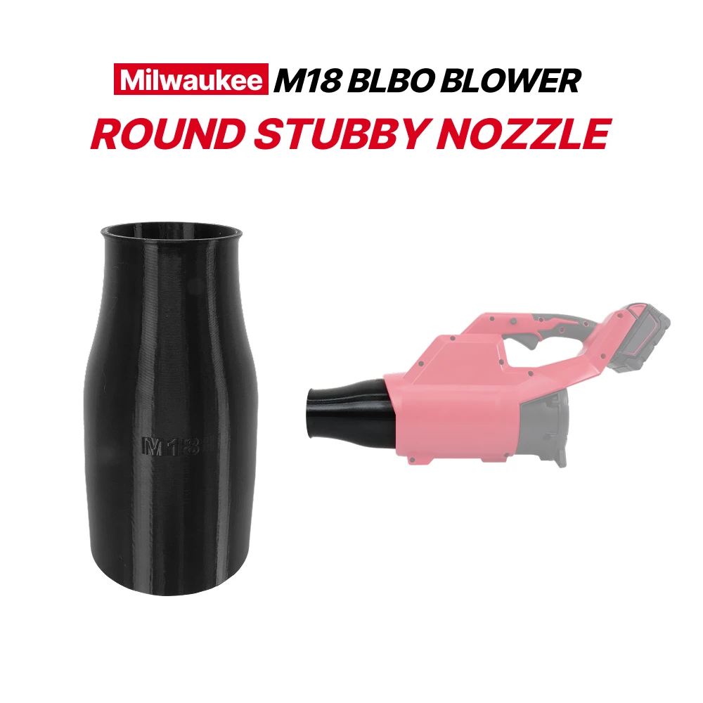 for Milwaukee M18 BLBO Blower Round Stubby Nozzle – Concentrated Airflow Attachment
for Milwaukee M18 BLBO Blower Round Stubby Nozzle – Concentrated Airflow Attachment
