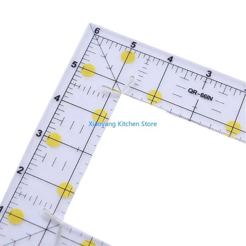 69HC Square Patchwork Ruler DIY Sewing Clothing Cutting Tool Acrylic Anti-Skid Function Quilting Template Ruler Square Longarm
69HC Square Patchwork Ruler DIY Sewing Clothing Cutting Tool Acrylic Anti-Skid Function Quilting Template Ruler Square Longarm
