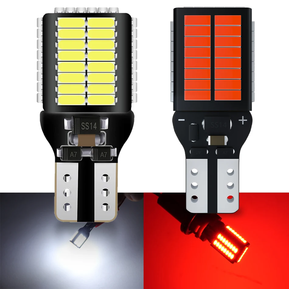 YUCGW 2PCS T15 Led 3600LM High Power Canbus T16 Reversa Lights for Car Bulb Back W16W No Hyper Flash Xenon White 6500K Red Lamp
YUCGW 2PCS T15 Led 3600LM High Power Canbus T16 Reversa Lights for Car Bulb Back W16W No Hyper Flash Xenon White 6500K Red Lamp