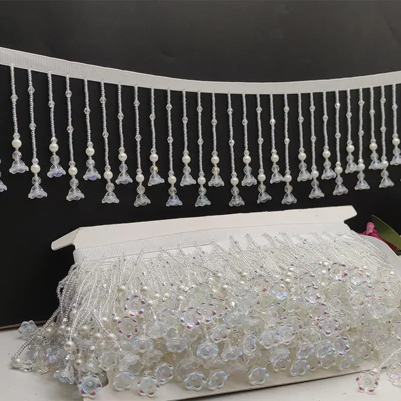 Tassels Beaded Lace Trim Garment DressTassel Lace Decoration Shoes Ornaments White Hanging Bead Curtain
Tassels Beaded Lace Trim Garment DressTassel Lace Decoration Shoes Ornaments White Hanging Bead Curtain